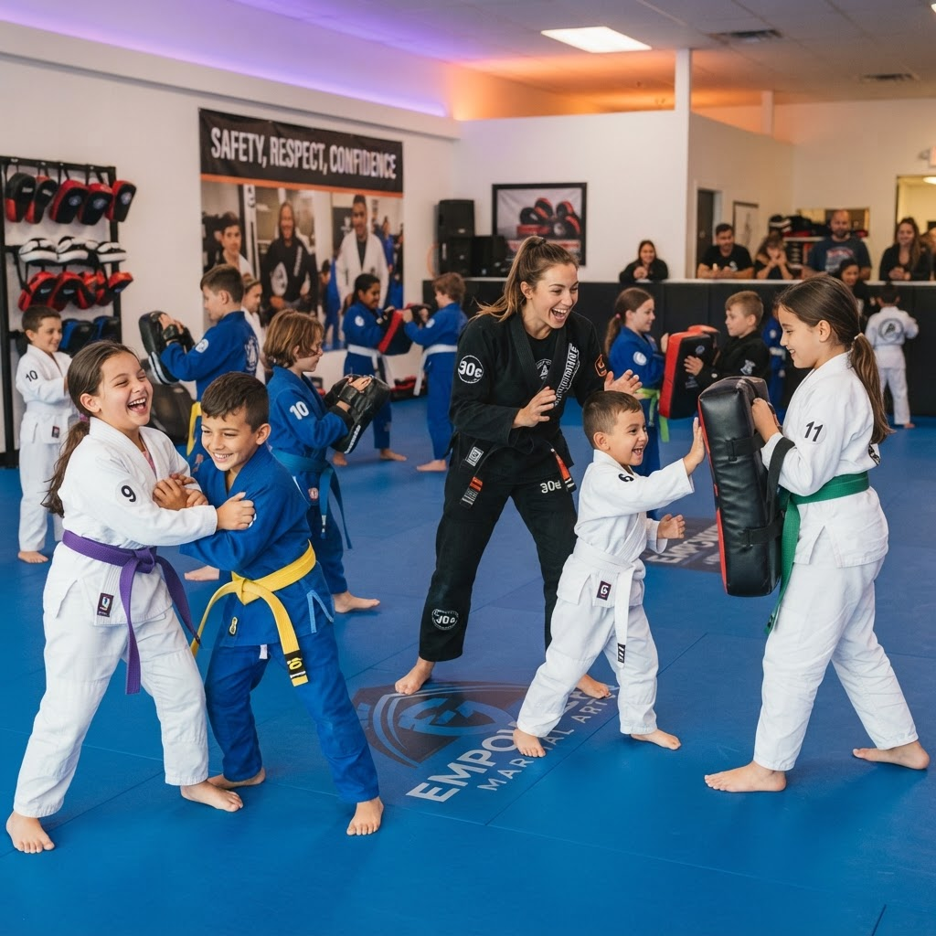 Discipline & Focus: kids training at Jackpot MMA 777